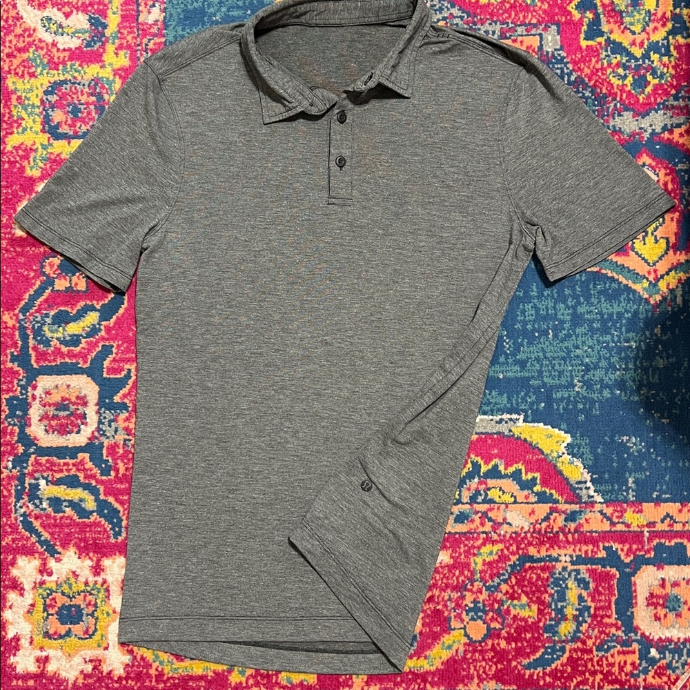 Lululemon small Men's Gray Polo Shirt